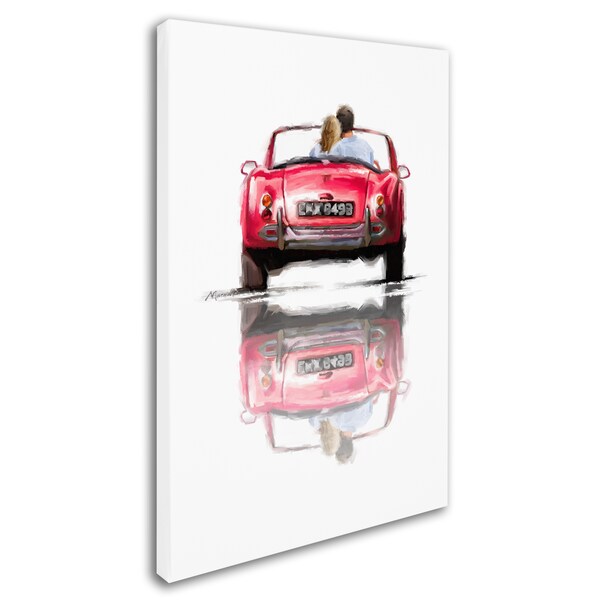 The Macneil Studio 'Couple In Car' Canvas Art,12x19